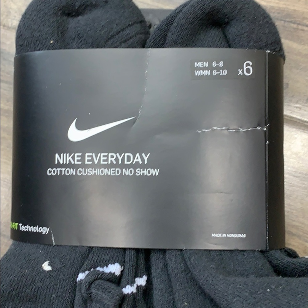 NIKE EVERYDAY COTTON CUSHIONED NO SHOW  SOCKS - Picture 5 of 16